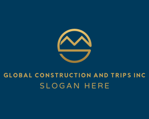 Mountaineer - Gold Mountain Mining logo design