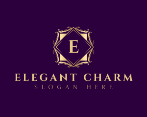 Elegant Classic Floral logo design