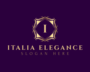 Elegant Classic Floral logo design