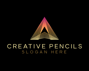 Creative Agency Pyramid logo design