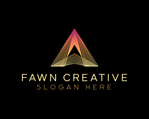 Creative Agency Pyramid logo design
