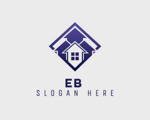 Broker - Real Estate House Property logo design