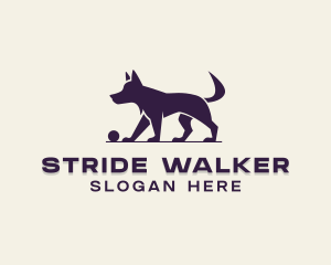 Pet Dog Walker logo design