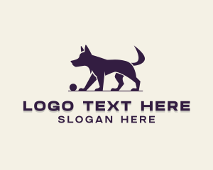 Popular - Pet Dog Walker logo design