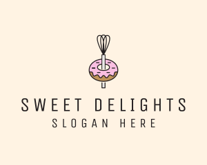 Dessert - Donut Dessert Kitchenware logo design