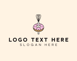 Donut Dessert Kitchenware logo design