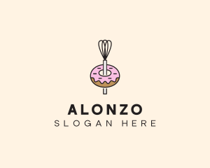 Donut Dessert Kitchenware logo design