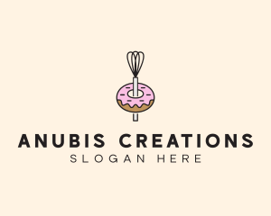 Donut Dessert Kitchenware logo design