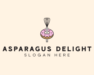 Donut Dessert Kitchenware logo design