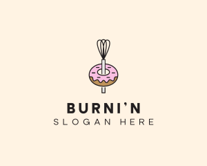 Donut Dessert Kitchenware logo design