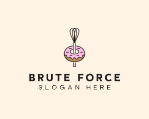 Donut Dessert Kitchenware logo design