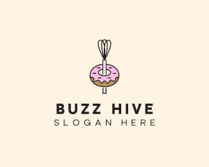 Donut Dessert Kitchenware logo design