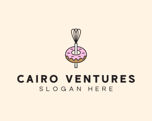 Donut Dessert Kitchenware logo design