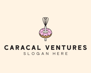 Donut Dessert Kitchenware logo design