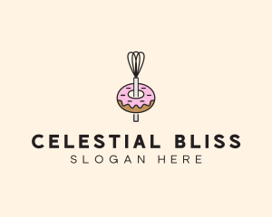 Donut Dessert Kitchenware logo design