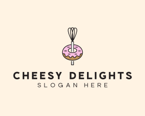 Donut Dessert Kitchenware logo design