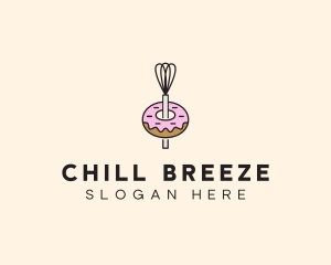 Donut Dessert Kitchenware logo design