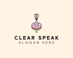 Donut Dessert Kitchenware logo design