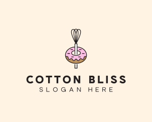 Donut Dessert Kitchenware logo design