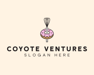 Donut Dessert Kitchenware logo design