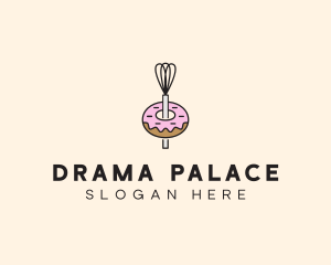 Donut Dessert Kitchenware logo design