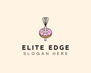 Donut Dessert Kitchenware logo design