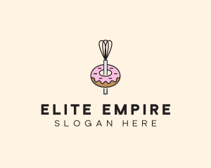 Donut Dessert Kitchenware logo design