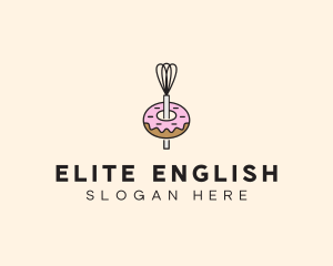 Donut Dessert Kitchenware logo design