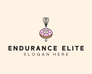 Donut Dessert Kitchenware logo design