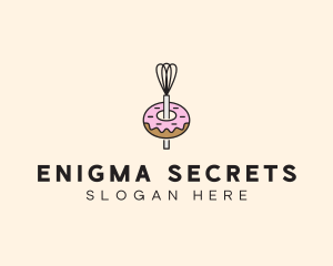 Donut Dessert Kitchenware logo design