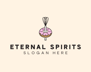 Donut Dessert Kitchenware logo design