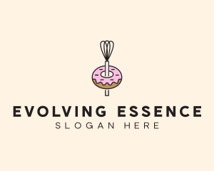 Donut Dessert Kitchenware logo design