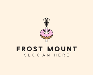 Donut Dessert Kitchenware logo design