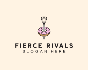 Donut Dessert Kitchenware logo design