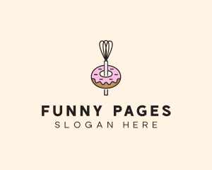 Donut Dessert Kitchenware logo design