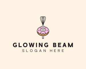 Donut Dessert Kitchenware logo design