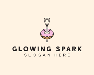 Donut Dessert Kitchenware logo design