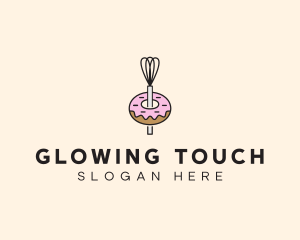 Donut Dessert Kitchenware logo design