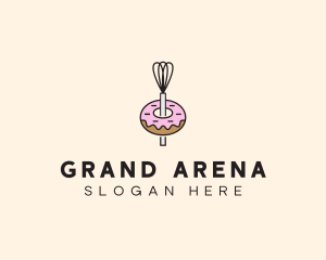 Donut Dessert Kitchenware logo design