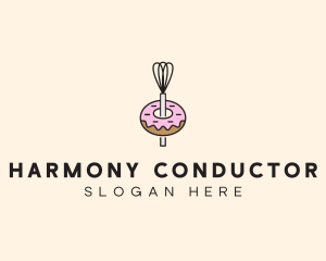 Donut Dessert Kitchenware logo design