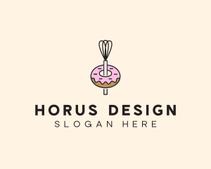 Donut Dessert Kitchenware logo design