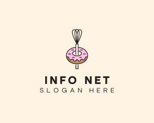 Donut Dessert Kitchenware logo design