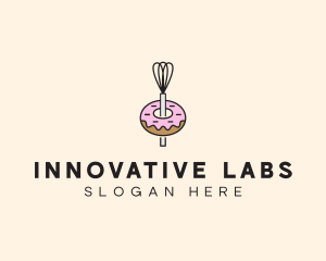 Donut Dessert Kitchenware logo design