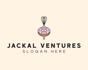 Donut Dessert Kitchenware logo design