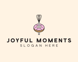 Donut Dessert Kitchenware logo design