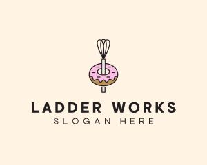 Donut Dessert Kitchenware logo design