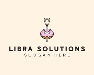 Donut Dessert Kitchenware logo design