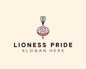 Donut Dessert Kitchenware logo design