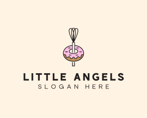 Donut Dessert Kitchenware logo design