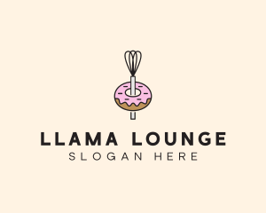 Donut Dessert Kitchenware logo design